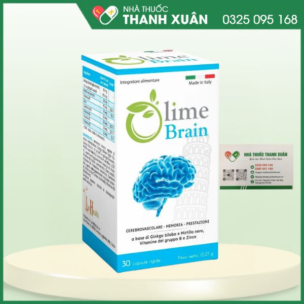 Olime Brain - Hỗ trợ tăng cường tuần hoàn máu não